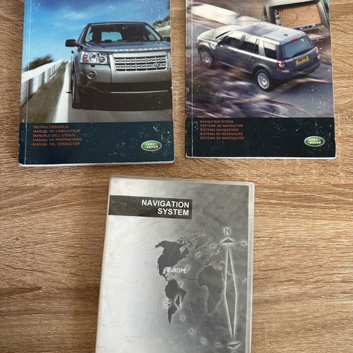 Land Rover Jaguar navigation system 3 CD DVD used with user manual