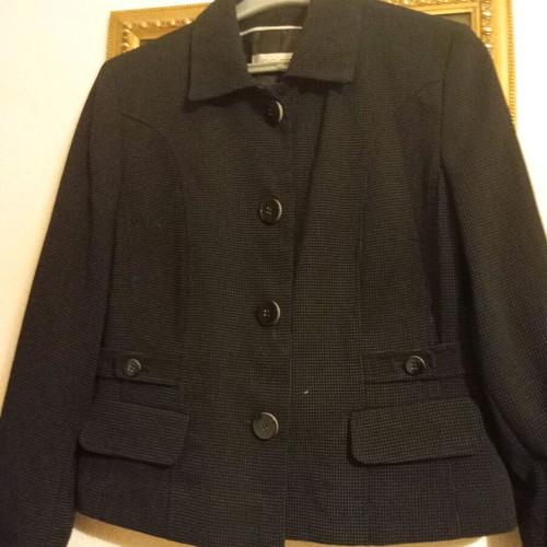 Set of shirt, trousers and jacket new, black and beige
