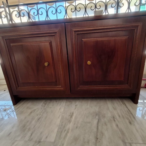Wooden buffet used, sturdy construction, 91x31x56 cm