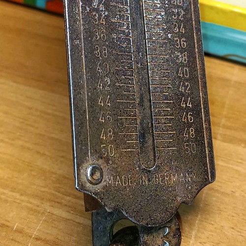 Vintage pocket scale 50kg used, Made in Germany