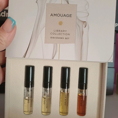 Amouage Library Collection Discovery set 4×2ml like new, tester