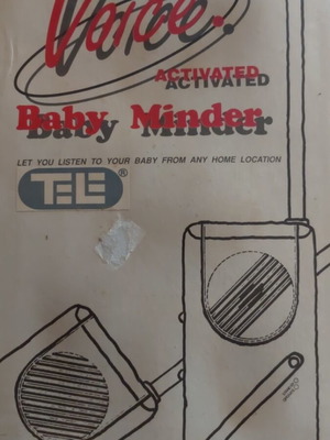 Voice Activated Baby Minder by TELE new in box