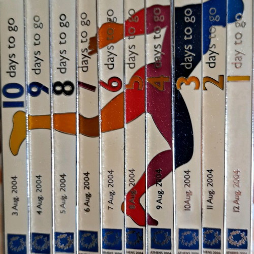 Athens 2004 Olympic Games pins new, countdown set
