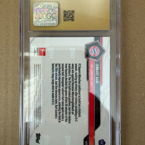 Topps Now Rookie Lennart Karl CGC 10 pristine