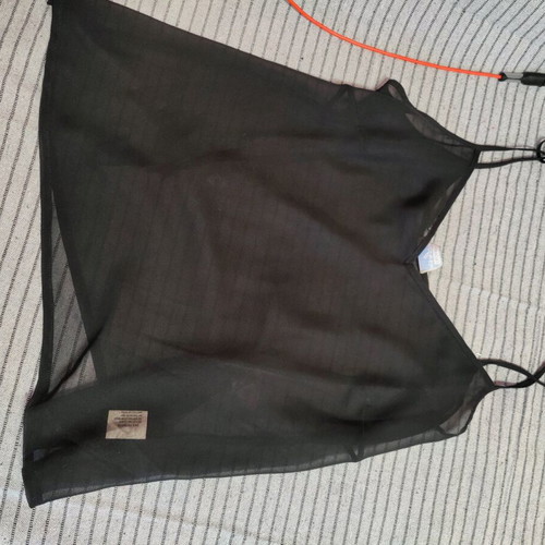Black transparent top like new