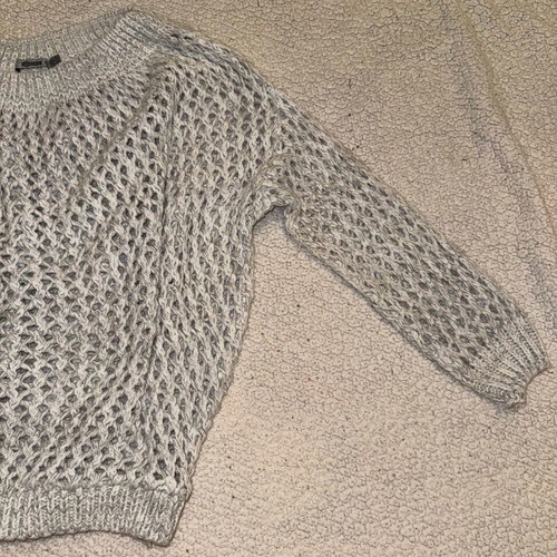 Stradivarius knitted sweater gray like new