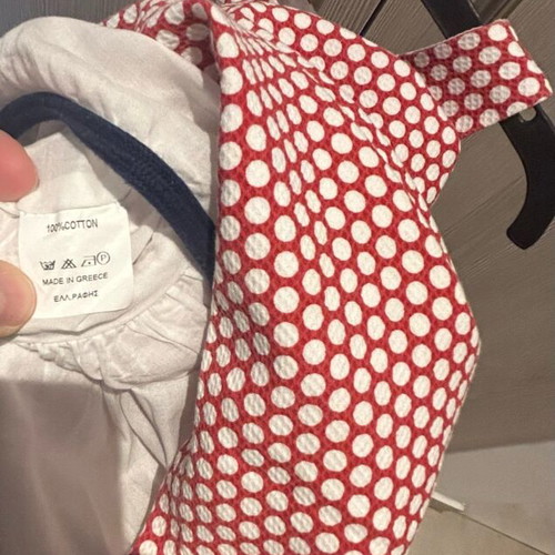 Balloon Chic dress 6 years like new with blue bow