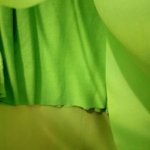 H&M airy green mini dress with belt loops