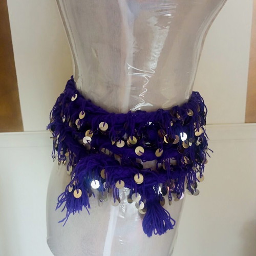 Moroccan Berber Chaabi Dance Belt Mouzoune Vintage 1980s, like new