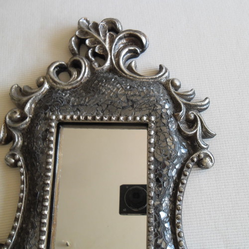Mirror used, height 32cm, width 22cm