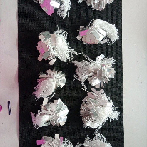 Tags with silver backing, pack of 1000 pieces