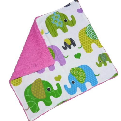 Children's placemat elephants new, cotton 30x27 cm