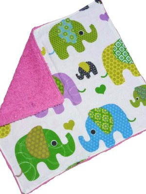 Children's placemat elephants new, cotton 30x27 cm