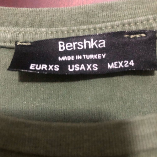Bershka khaki blouse dress XS like new