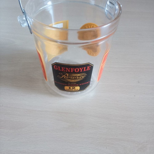 Vintage Scotch & Irish Whiskey Advertising Ice Bucket like new