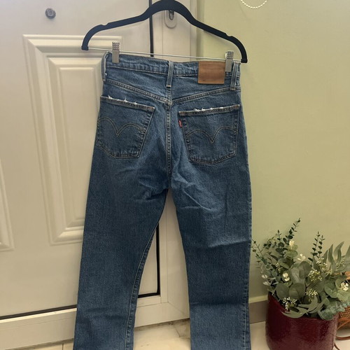 Levi's 501 Premium High Rise Jeans like new, blue, size S