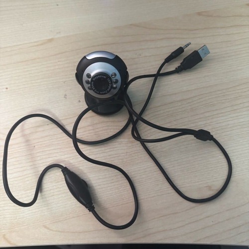 Web Camera USB with Microphone and Night Vision LED used for PC/Laptop
