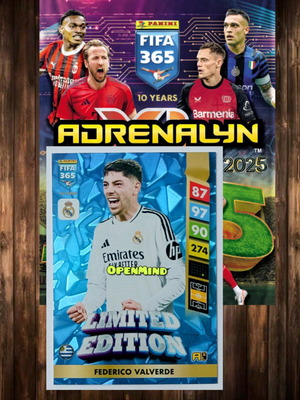 Κάρτα Federico Valverde Limited Edition Fifa 365 2025 Andrenalyn XL καινούργια