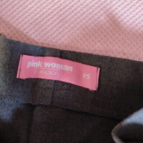 Vintage gray high-waisted pants Pink Woman used, size XS