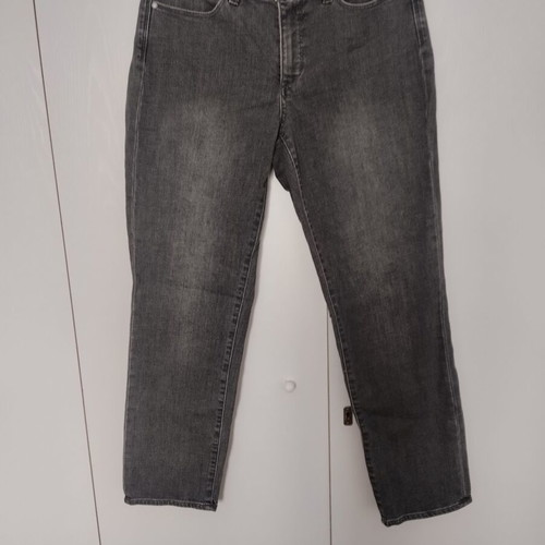 Talbots slim ankle curvy gray jeans like new, small medium