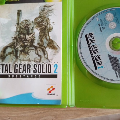 Metal Gear Solid 2 Substance Xbox game in very good condition