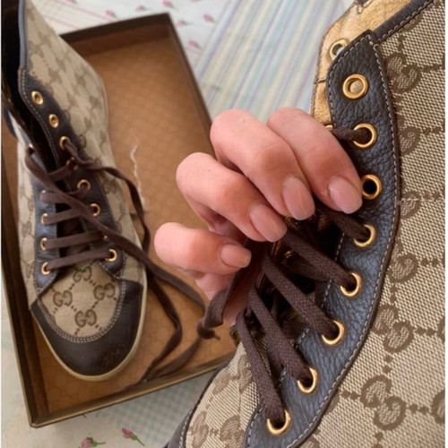 Gucci shoes used, size 41, brown boots