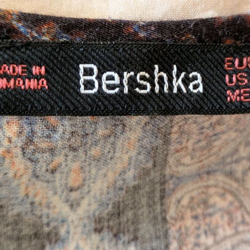 Boho tunic Bershka multicolor like new, size L