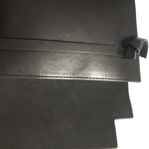 Estee Lauder clutch pouch new, black leather