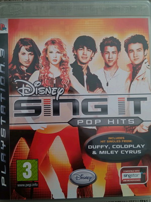 Sing It: Pop Hits PS3 game used with manual