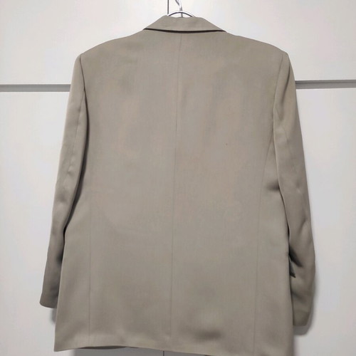 Men's summer suit like new, beige, jacket size 48, pants size 42