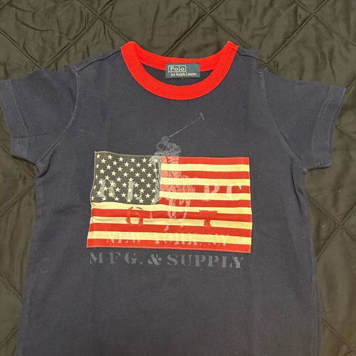 Children's summer T-shirts Polo Ralph Lauren and Marc Jacobs like new, ages 2-3