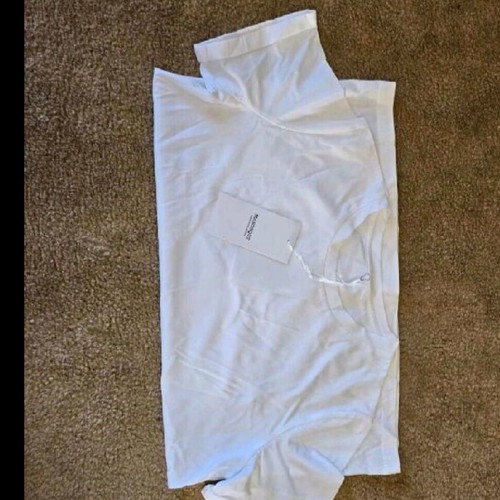 Women's summer blouse size Medium, 82% cotton, new, white