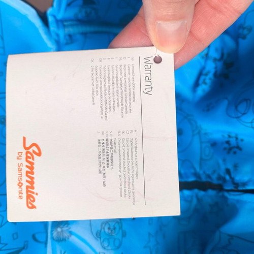 Sammies by Samsonite children's cabin suitcase like new, butterfly design