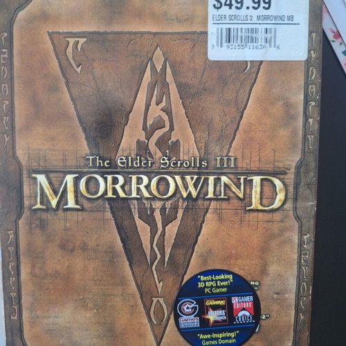 The Elder Scrolls III: Morrowind PC game like new, US initial launch