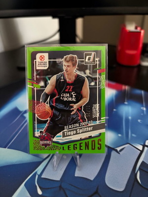 Tiago Splitter 2023/24 Panini Donruss EuroLeague Legends Neon Green card near mint /25