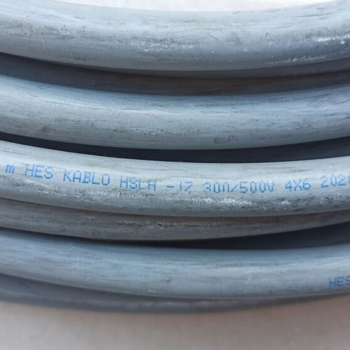 HSLH electrical cable 4x6mm 30m like new, fire resistant