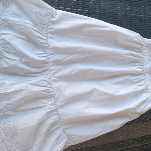 Benetton white boho summer dress for girls 8-9 years like new