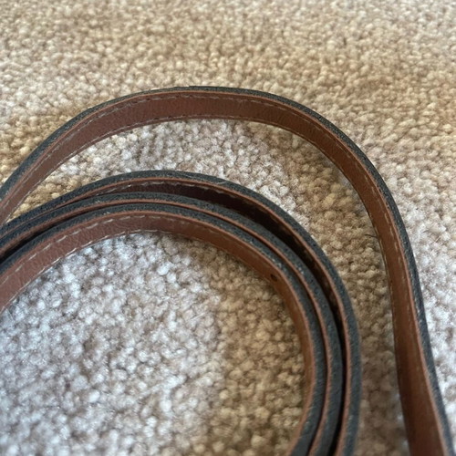 Women's thin belt used, beige, adjustable