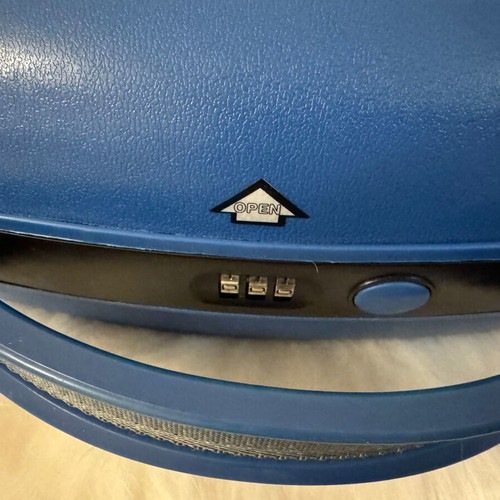 Toiletry bag travel case new blue