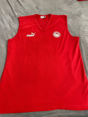 Ολυμπιακός 1998 Puma XL αυθεντικό προπονητικό γιλέκο μεταχειρισμένο