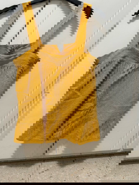 Блуза в цвят горчица