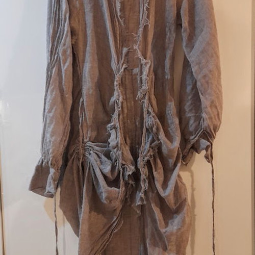 Shirt dress like new, beige, one size