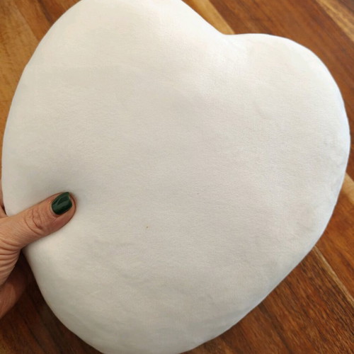 Saint Clair Heart Ivory decorative children's pillow used