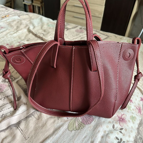Bordeaux Handbag A To Z Greek New