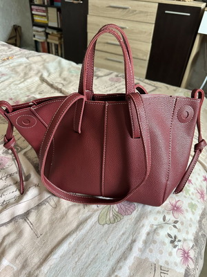 Bordeaux Handbag A To Z Greek New
