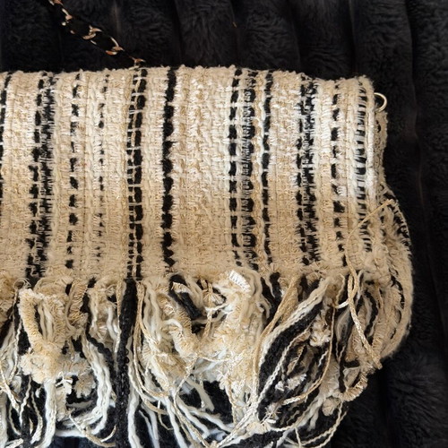 Boho Zara crossbody bag like new, white
