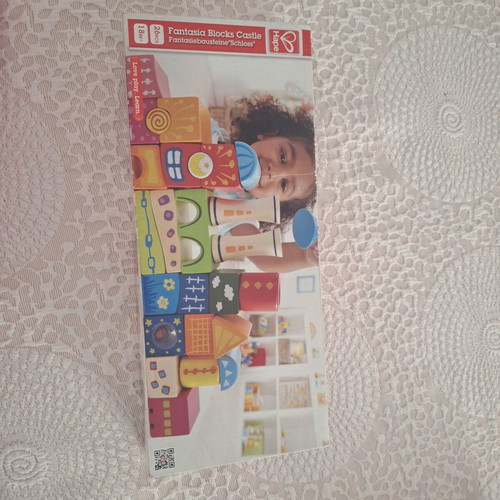 Hape wooden building blocks toy like new