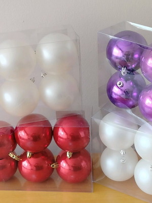 Christmas balls new, set of 23 pieces