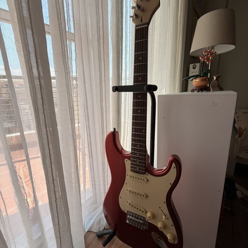 Stagg SES-30 CAR electric guitar with Orange Crush 12 amplifier