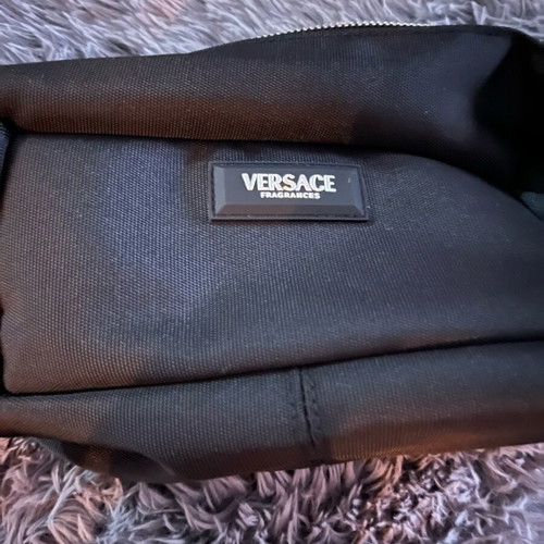 Versace men's bag new black and red